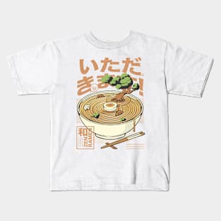 Bonsai Ramen Zen by Tobe Fonseca Kids T-Shirt